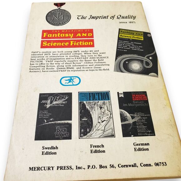 The Magazine of Fantasy & Science Fiction F&SF April 1975 Richard Cowper Asimov - Picture 2 of 5